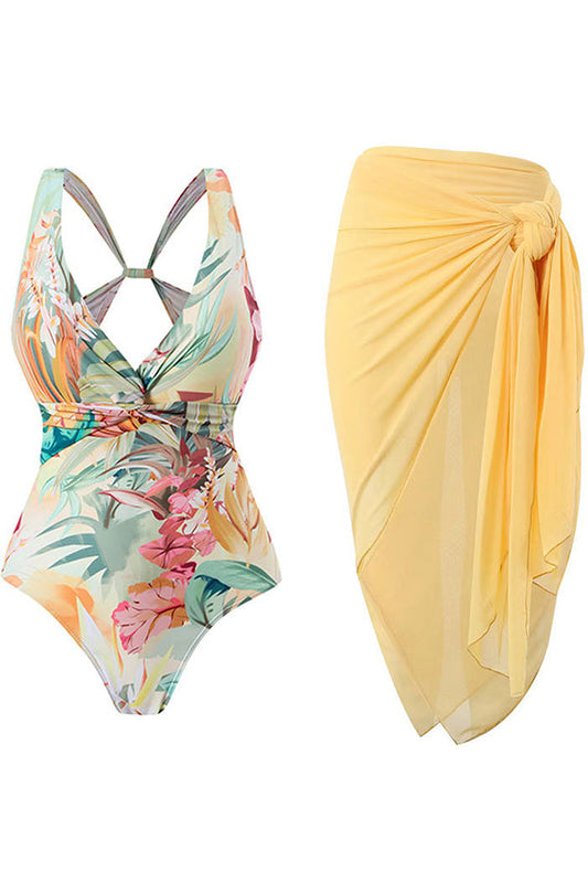 Efektowny i świeży zestaw bikini