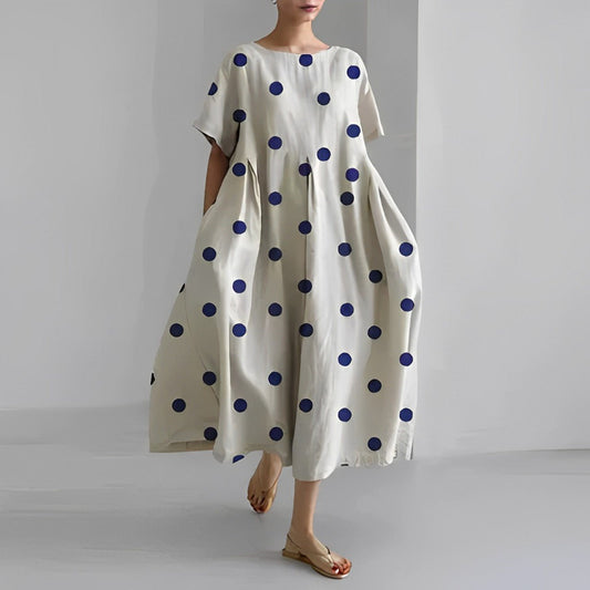 Sukienka boho w kropki