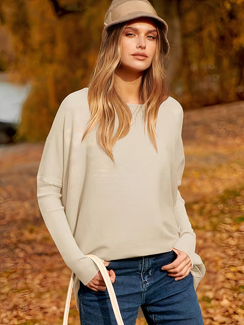 Sweter oversize z dzianiny - Brook