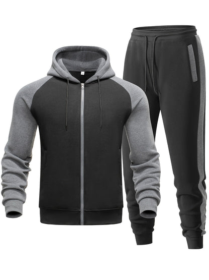 Liam | Sportowy zestaw bluza z kapturem i joggery