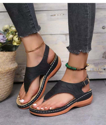 Irene® | Romanza Stylowe sandały na obcasie klinowym na letnią plażę