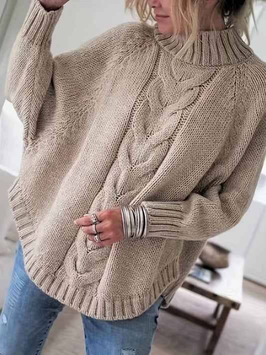 Elsa - Damski sweter z nietoperzem