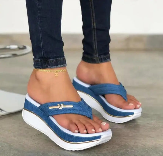Yara® | Stylowe sandały damskie na grubym koturnie