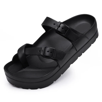 Katia® | Sandały z delikatnym połyskiem