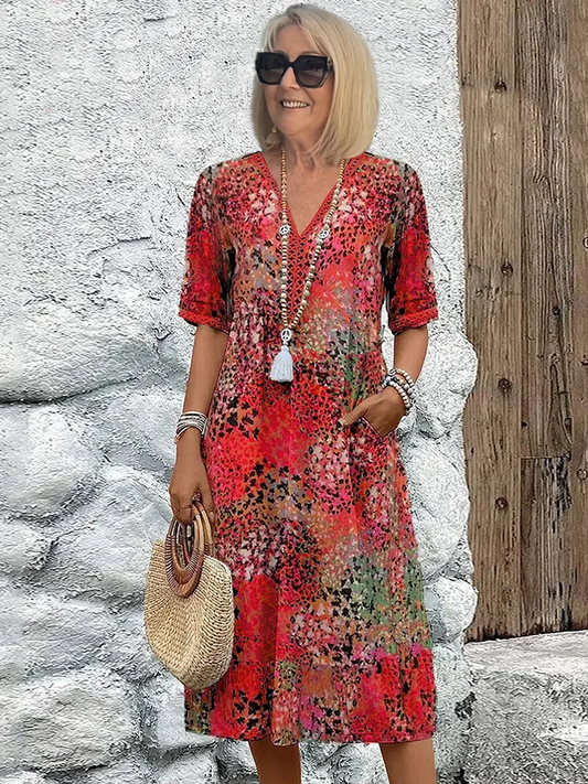 Florencia żywa sukienka midi