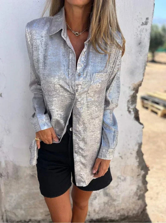 Quinn | Elegancka skórzana koszula do gry