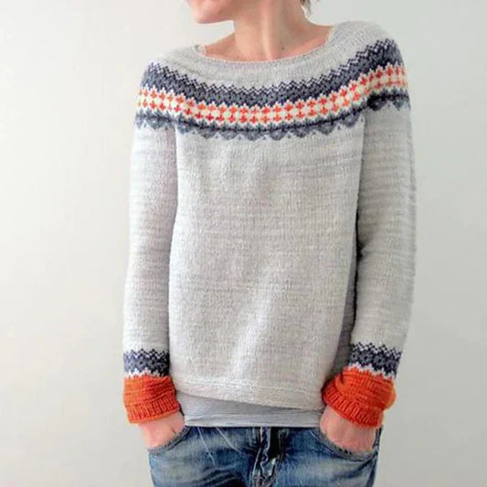 Thea - damski sweter w stylu retro