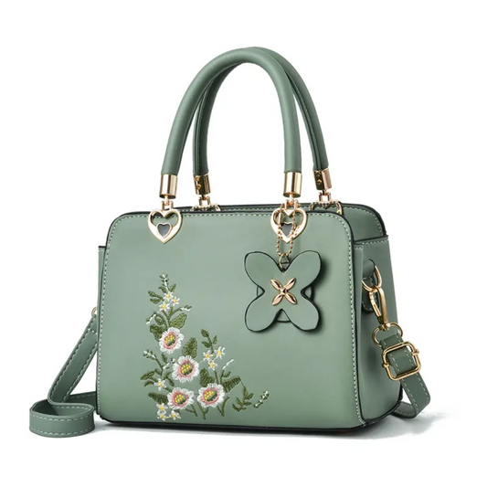 Torba Flora Crossbody | Z wykwintnym haftem
