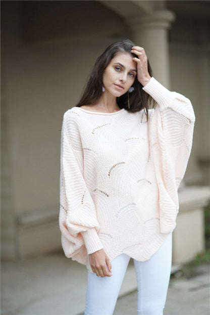 Wytworny sweter z dzianiny dla kobiet