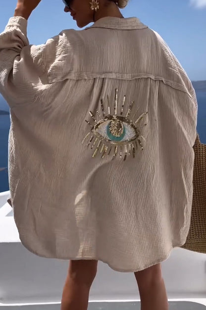 Kathryn - Bawełniana bluzka oversize