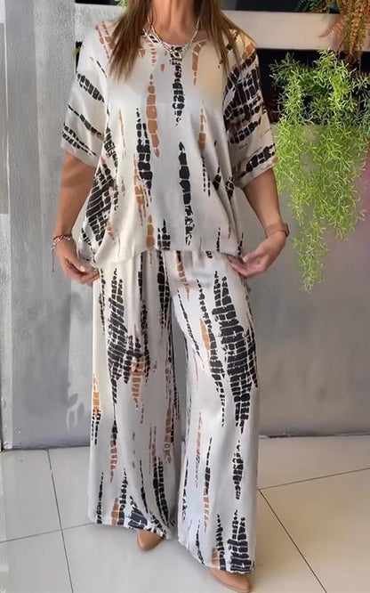 Emma - Casualowy dwuczęściowy zestaw dla kobiet