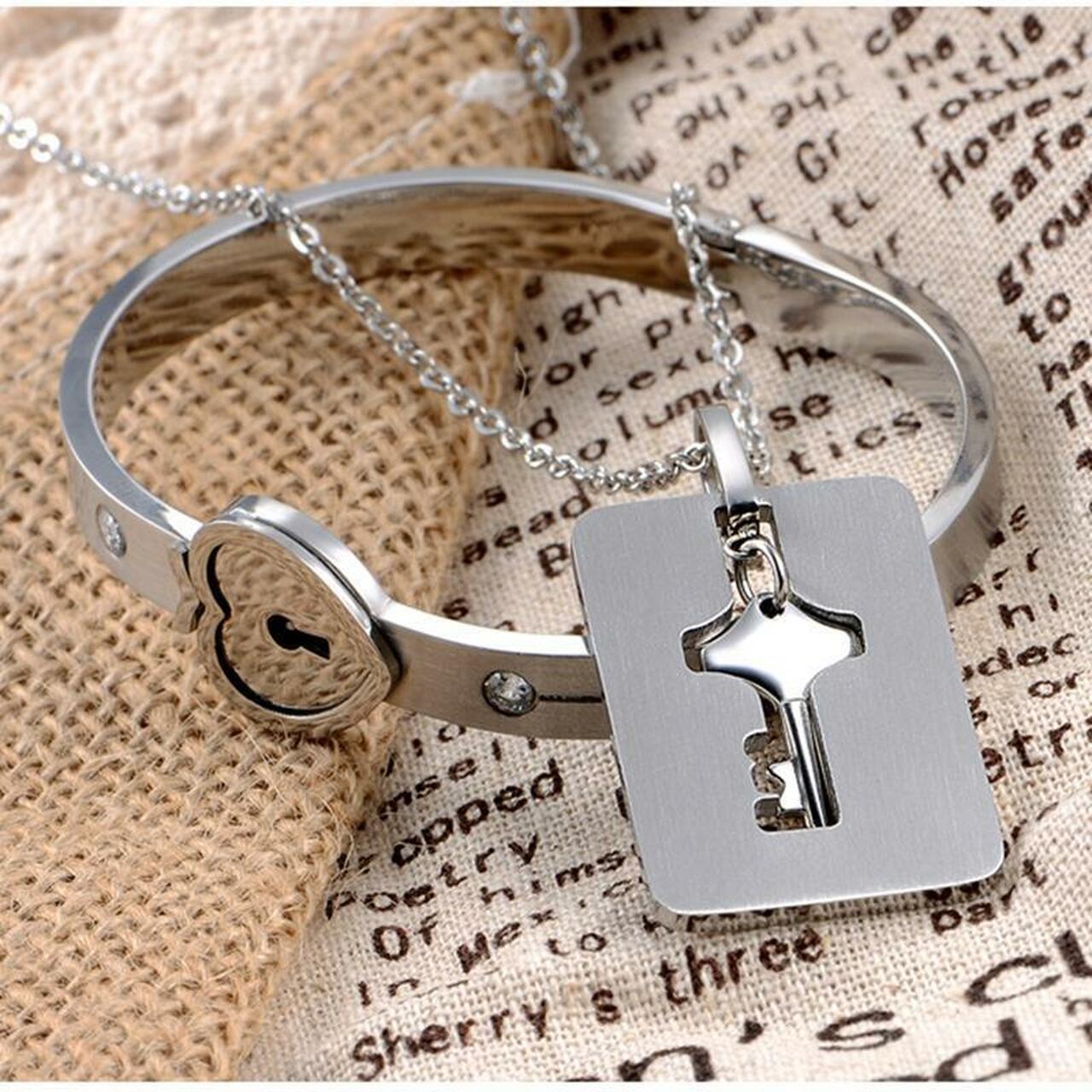 Zestaw biżuterii Love Lock |