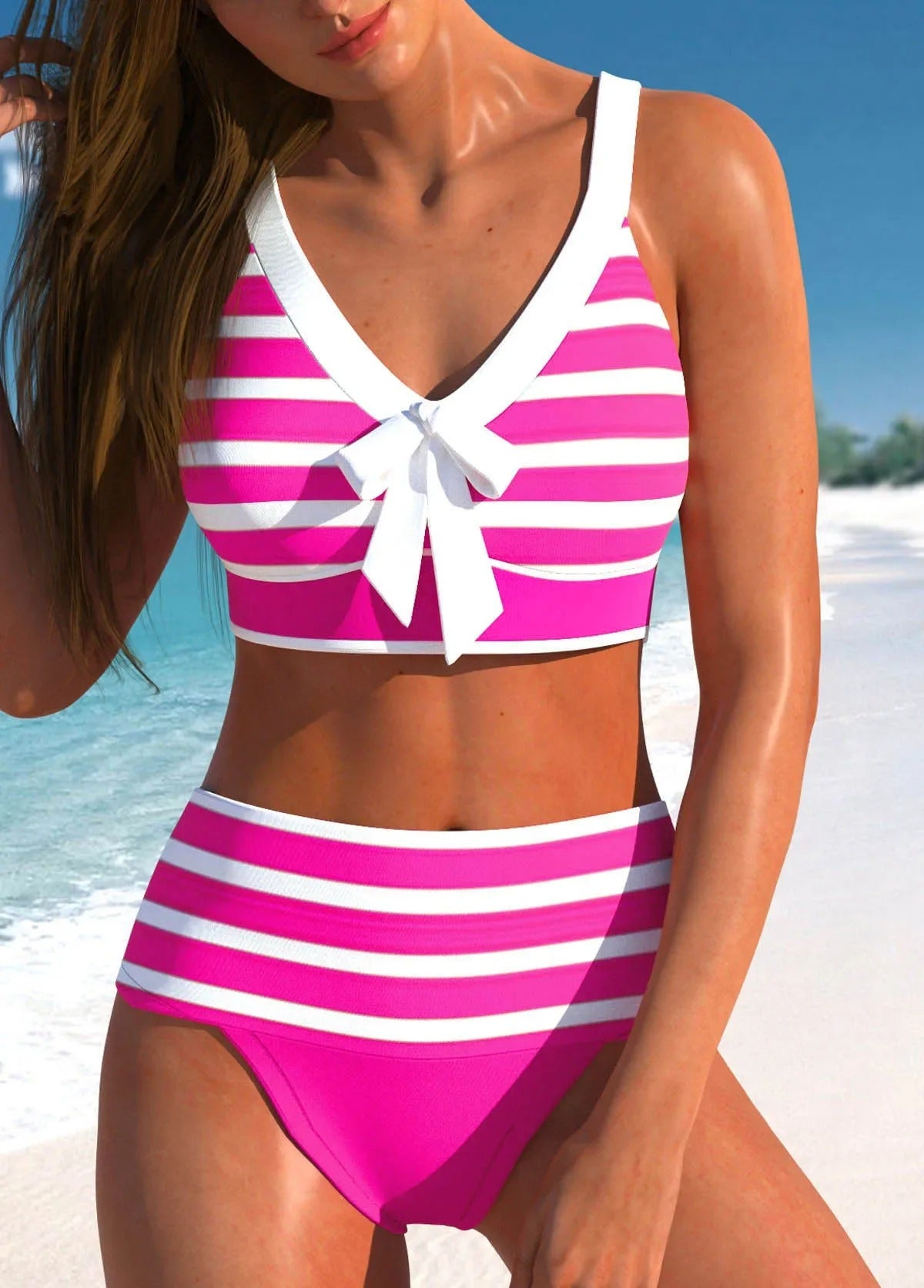 LD | Eleganckie kolorowe letnie bikini