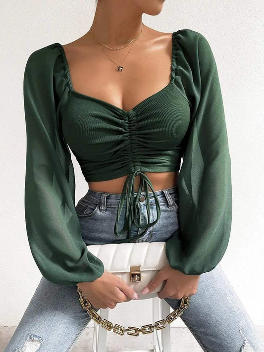 Crop Top damski - Modny - Wygodny materiał - Idealny na każdą okazję