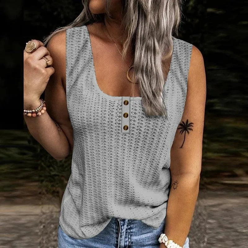 Stylowy damski top bez rękawów