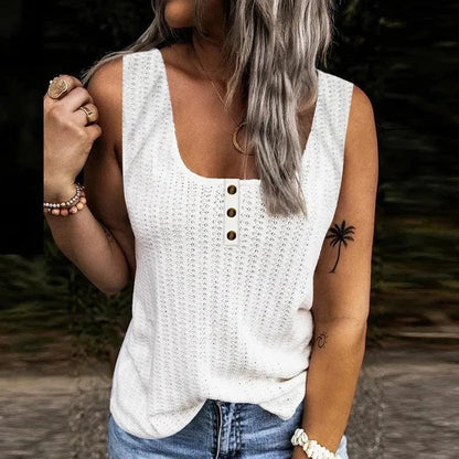 Stylowy damski top bez rękawów