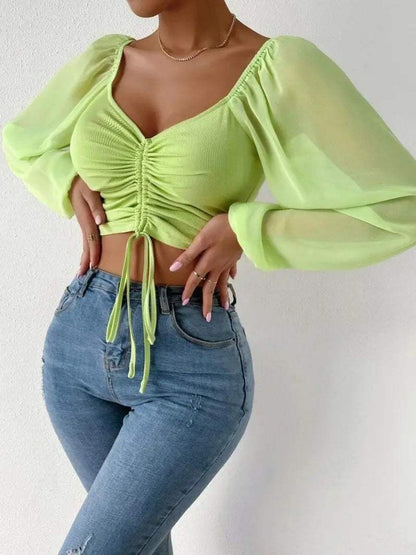 Crop Top damski - Modny - Wygodny materiał - Idealny na każdą okazję