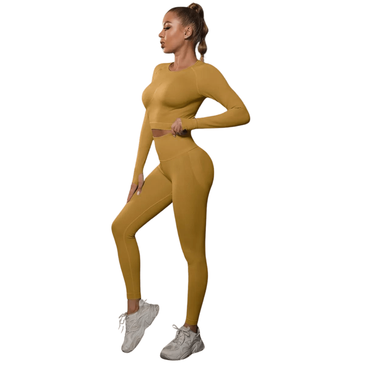 Damskie legginsy treningowe i topy