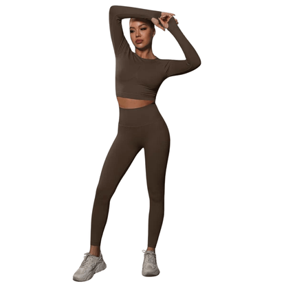 Damskie legginsy treningowe i topy