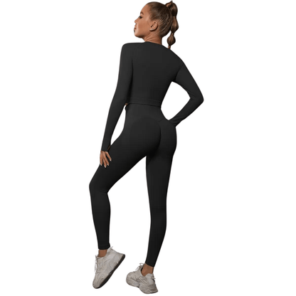 Damskie legginsy treningowe i topy