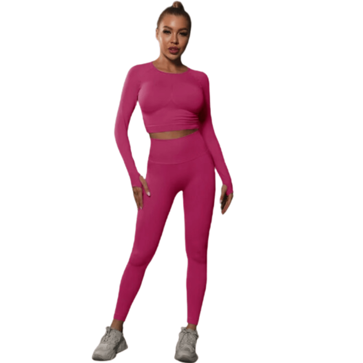 Damskie legginsy treningowe i topy