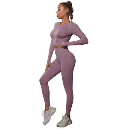 Damskie legginsy treningowe i topy