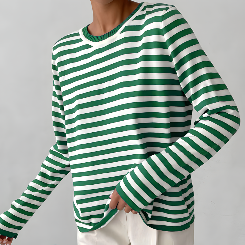 Koszula z długim rękawem EleganceStripe
