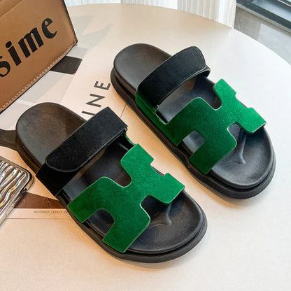 Luksusowe skórzane kapcie damskie | Komfort i styl