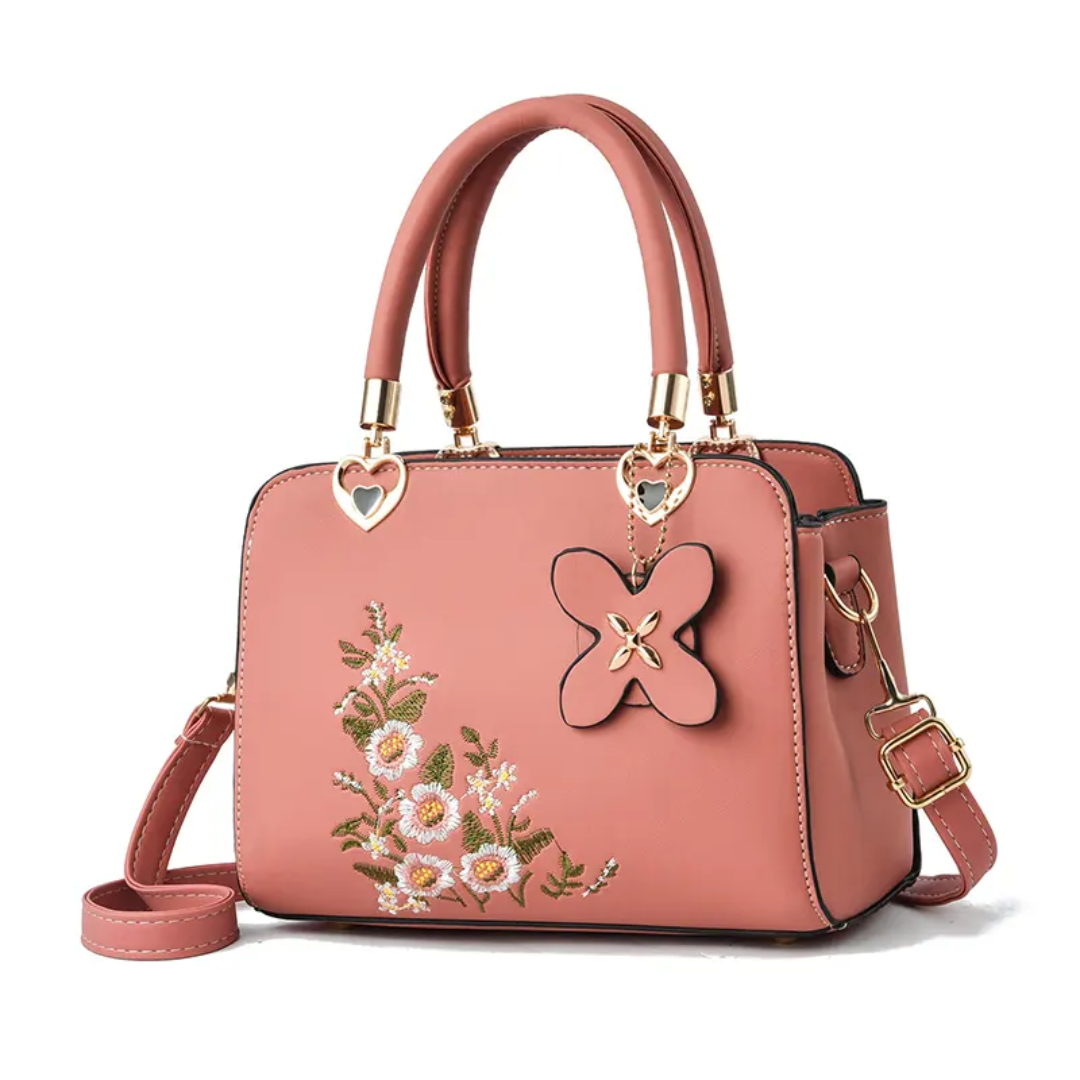 Torba Flora Crossbody | Z wykwintnym haftem