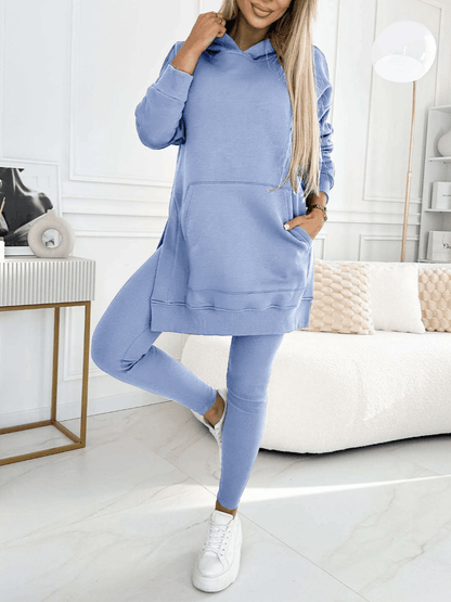 Zestaw damski - Casual - Luźny krój z kieszeniami - Idealny na co dzień