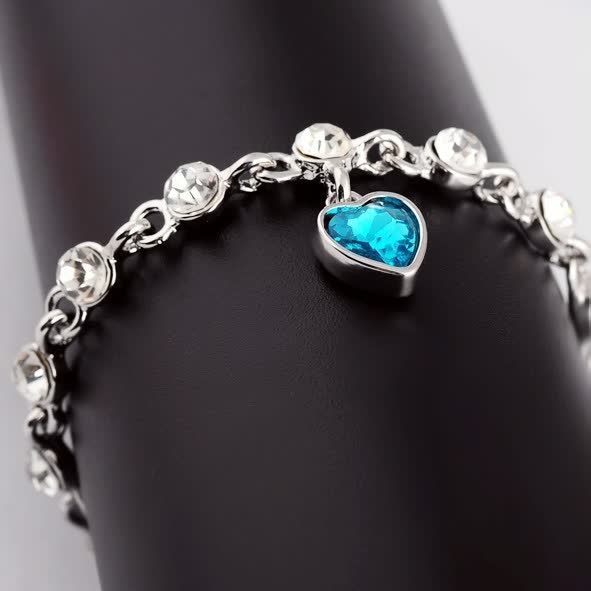 BlueBracelet™: Bransoletka z niebieskimi kamieniami dla kobiet