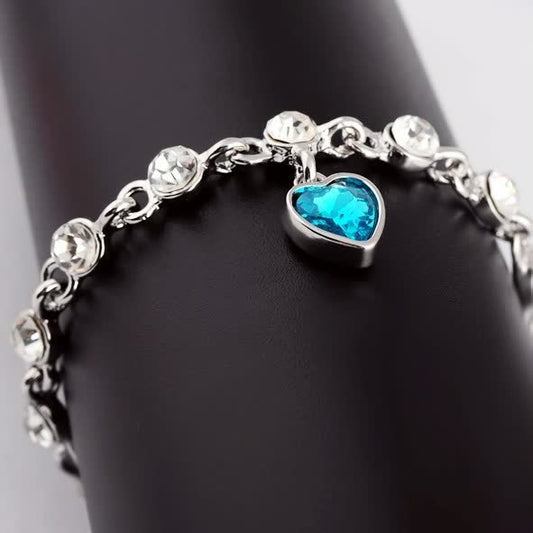 BlueBracelet™: Bransoletka z niebieskimi kamieniami dla kobiet