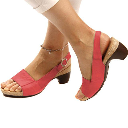 Komfy heel - elegancki sandał ortopedyczny z wyjątkowo stabilnym podparciem pomimo pięty