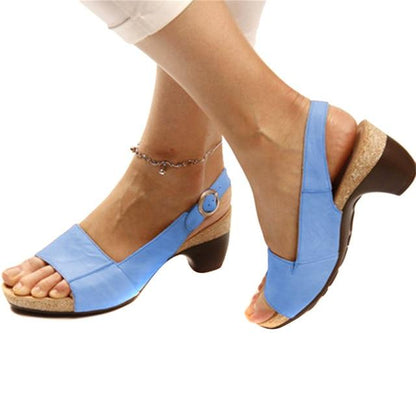 Komfy heel - elegancki sandał ortopedyczny z wyjątkowo stabilnym podparciem pomimo pięty