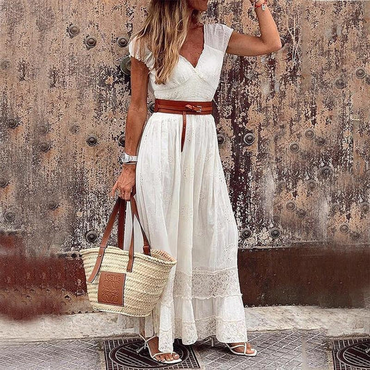 "Carlina" designerska sukienka maxi