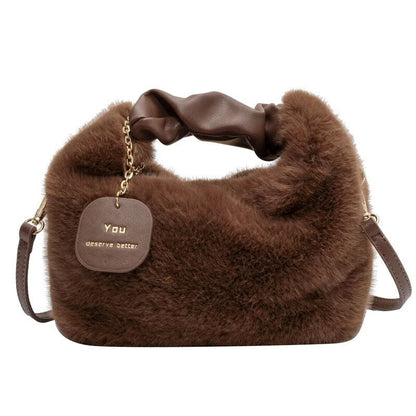 Puszysta damska torba crossbody
