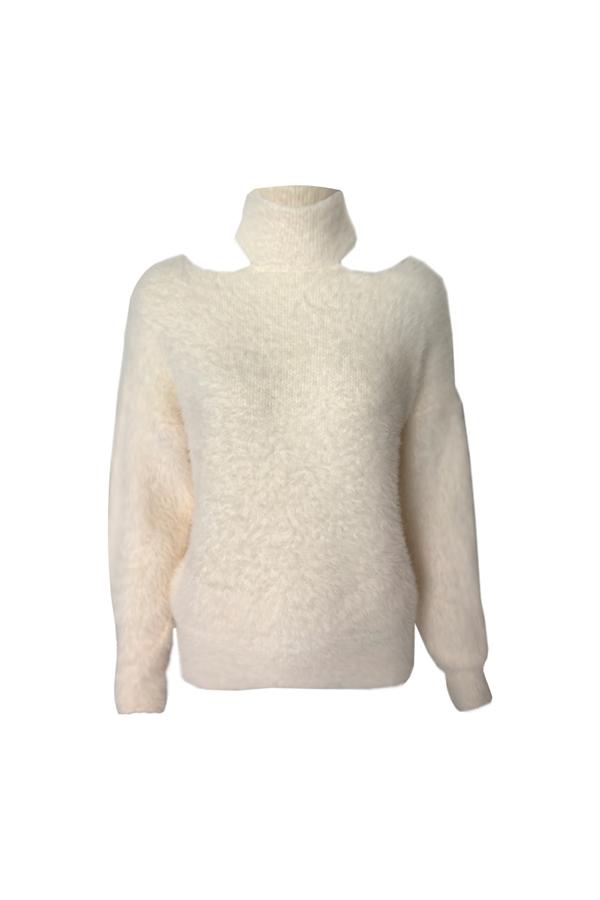 Sweter damski gładki