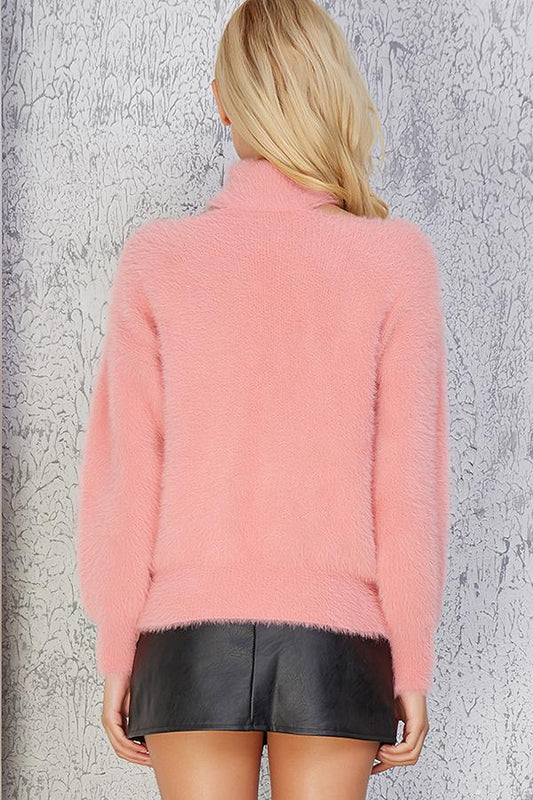 Sweter damski gładki