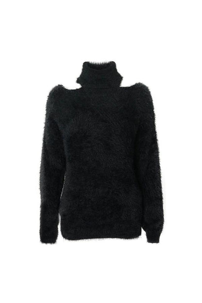 Sweter damski gładki