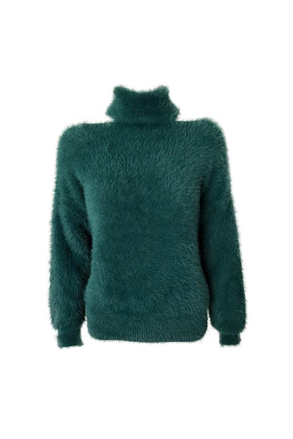 Sweter damski gładki