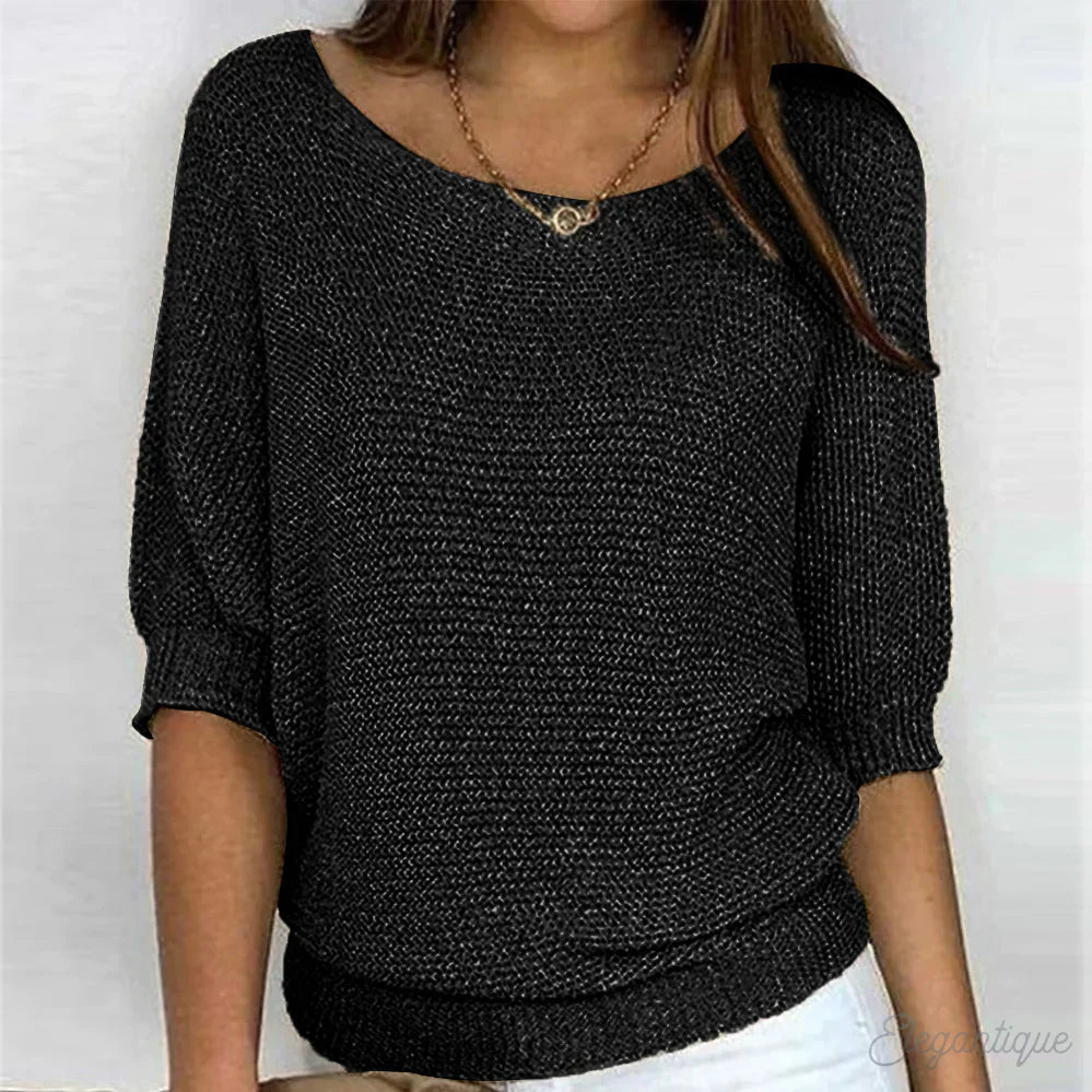 Zoey | Sweter damski z dzianiny - wygodny i stylowy sweter