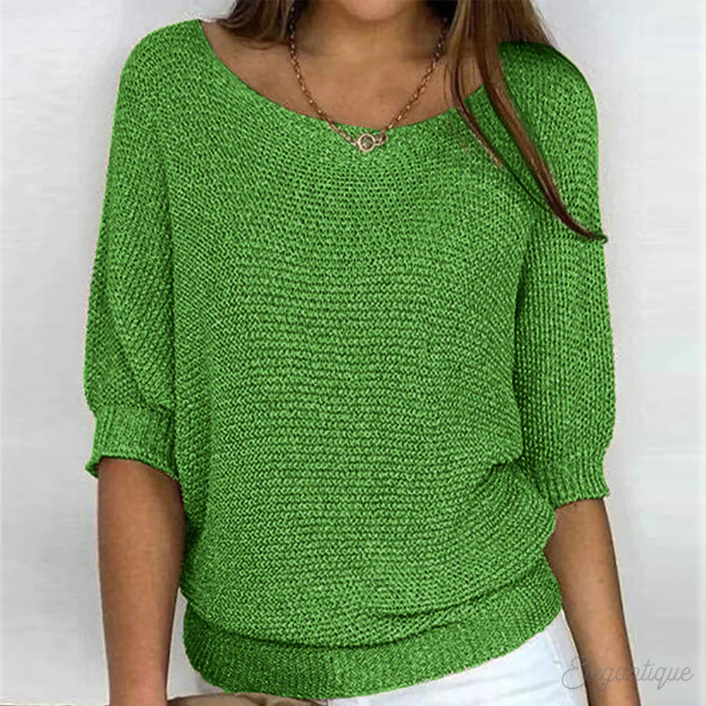 Zoey | Sweter damski z dzianiny - wygodny i stylowy sweter