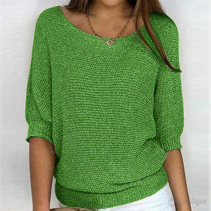 Zoey | Sweter damski z dzianiny - wygodny i stylowy sweter