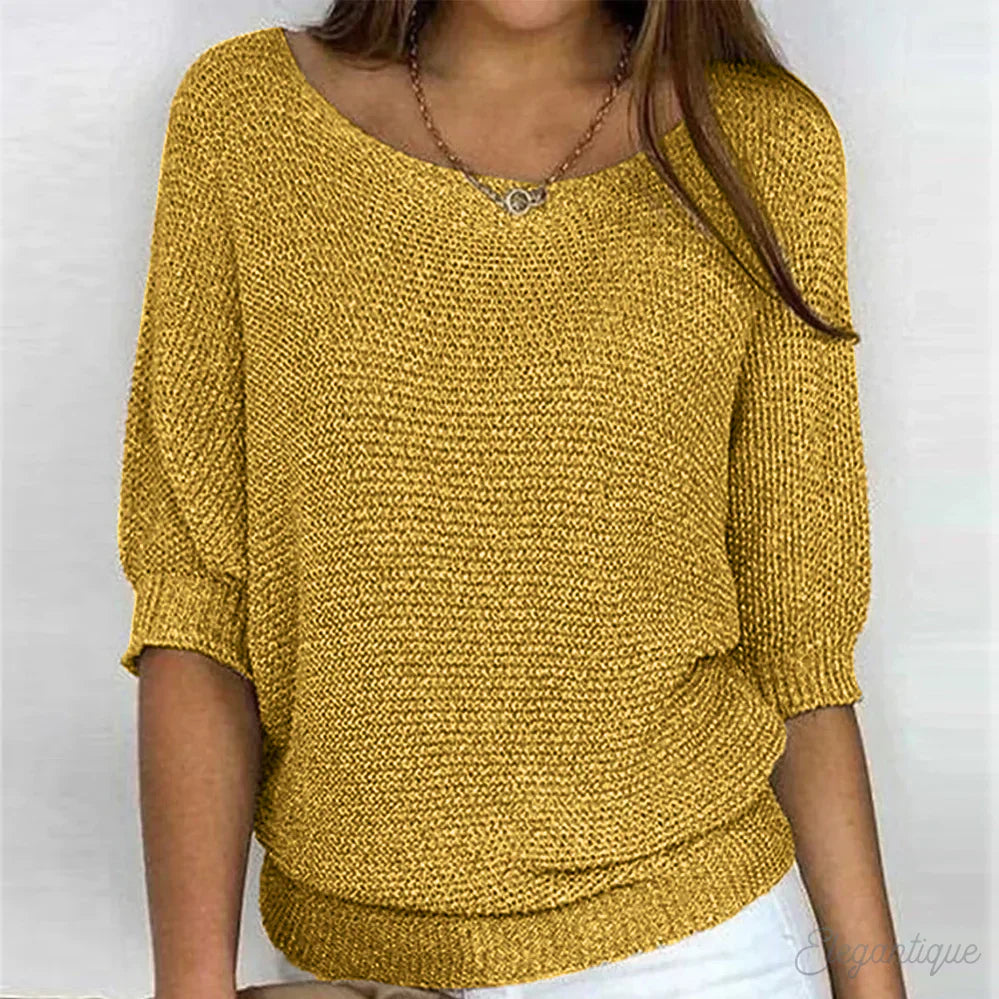 Zoey | Sweter damski z dzianiny - wygodny i stylowy sweter