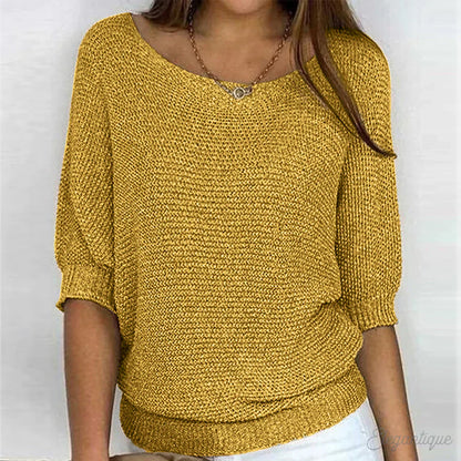 Zoey | Sweter damski z dzianiny - wygodny i stylowy sweter