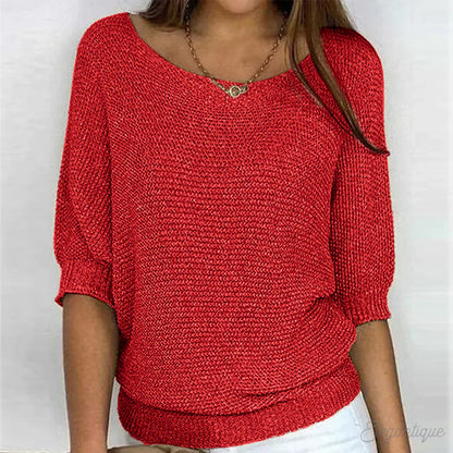 Zoey | Sweter damski z dzianiny - wygodny i stylowy sweter
