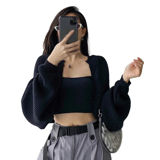 Victoria - Sweter damski z grubej dzianiny