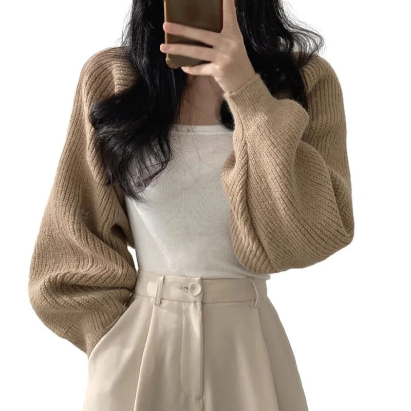 Victoria - Sweter damski z grubej dzianiny