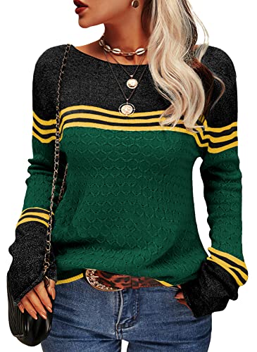 Sweter damski w paski