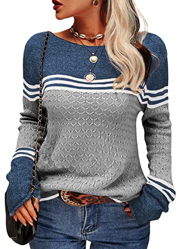 Sweter damski w paski
